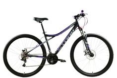 Велосипед Stark Slash 29.1 D 29" (2024) 18" черный металлик/сиреневый, серый