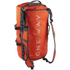 Дорожная сумка унисекс ONEWAY 2319 оранжевая, 45х45х20 см