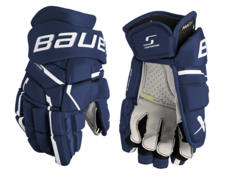 Перчатки хоккейные Bauer S23 Supreme MACH JR, 11", Т.синий Бауэр
