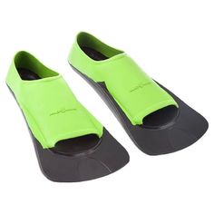 Ласты MADWAVE Fins Training II Rubber, 38-40, Green/Black