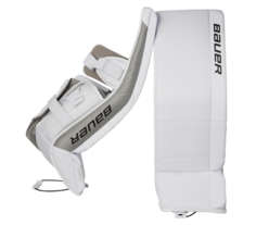 Щитки вратаря Bauer S23 GSX GOAL PAD INT, S, Белый Бауэр