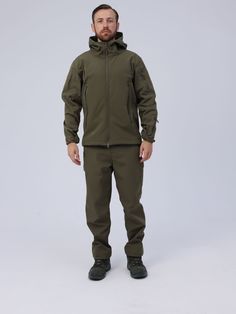 Костюм для охоты и рыбалки DeepDive размер с флисом 2XL (48), рост 165-180 см