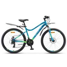 Велосипед Stels 26" Miss-5100 MD 2020 V040 женский горный морская волна рама 17"