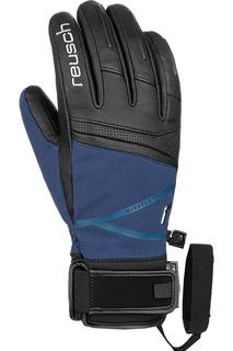 Перчатки Reusch Mikaela Shiffrin R-Tex Xt Black/Dress Blue (Inch (Дюйм):7) 2024-25