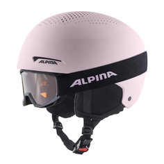 Шлем Alpina Zupo Set (+ маска Piney) Pink, год 2022, размер 48-52см