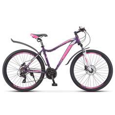 Велосипед Stels Miss-7500 D V010 Темно-пурпурный 27,5 рама 16"