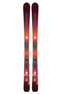 Лыжи гор. с крепл Head E-Total Joy Pro+Joy 11 Gw Slr Br 90 [H] Dark Red/Orange (См:153)