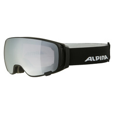 Маска Горнолыжная Alpina Double Jack Mag Q Black Matt/Q S1 + Mirror Black S3 Sph. (M)24-25