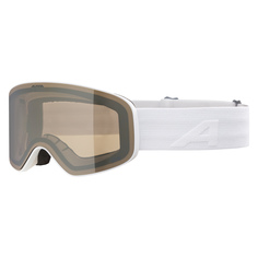Маска Горнолыжная Alpina Fernie Q-Lite White Matt/Q-Lite Gold S2 (Б/Р) 2024-25