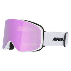 Маска Горнолыжная Alpina Slope Q-Lite White Matt/Q-Lite Rose S2 (M) 2024-25