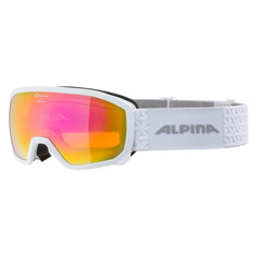 Маска Горнолыжная Alpina Scarabeo Jr. Q-Lite White Matt/Q-Lite Pink Sph. S2 (Б/Р) 2024-25