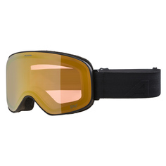 Маска Горнолыжная Alpina Slope Qv Black Matt/Qv Gold S2-3 (M) 2024-25