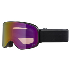 Маска Горнолыжная Alpina Slope Q-Lite Black Matt/Q-Lite Red S2 (M) 2024-25