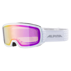 Маска Горнолыжная Alpina Nakiska Q-Lite White Matt/Q-Lite Pink S1 (M) 2024-25