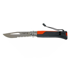 Нож Opinel Outdoor №08 Vri Клинок 8,5 См.+Свисток Оранжевый (Б/Р) 2024