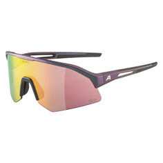 Очки Alpina Sonic Hr Q-Lite Black-Purple Matt/Q-Lite Pink I Pink Mirror Cat.2 I Road 20%