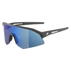 Очки Alpina Sonic Hr Q-Lite Black Matt/Q-Lite Pink I Blue Mirror Cat.3 I Road 15% Б/Р
