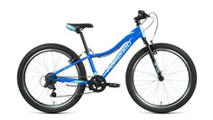 Велосипед Forward Jade 24 1.0 (2022) 12" синий/бирюзовый RBK22FW24743