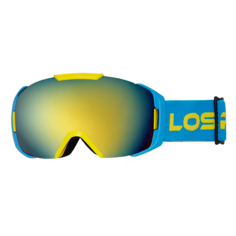 Горнолыжная маска Los Raketos Lumi 2020 yellow gold/mirror blue