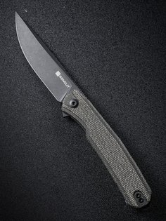 Нож складной SENCUT Scitus D2 Steel Dark Green Canvas Micarta