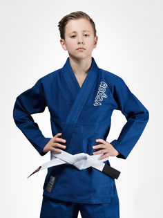 Кимоно для бжж Venum Contender Kids Blue с поясом , C3