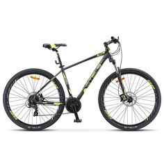 Велосипед STELS Navigator 930 D 29 V010 2019 16.5" антрацитовый/черный/лайм