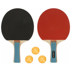 Игровой набор X-Match для настольного тенниса, 2 ракетки, 3 шарика 636270