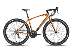 Велосипед Stark Peloton 700.1 D 2024 18" оранжевый/черный/серый
