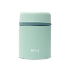 Термос для еды Miku с широким горлом 440 мл, светло-зеленый