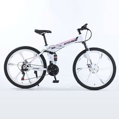 Велосипед горный складной KANO MTORIDE 26 New 26" 2024 17" розово-белый