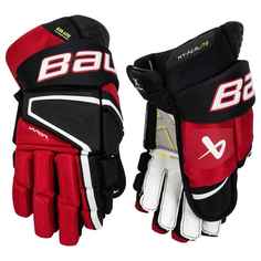 Перчатки BAUER VAPOR HYPERLITE SR (NAV/RED/WHT 14") Бауэр