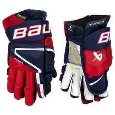 Перчатки BAUER VAPOR HYPERLITE INT (NAV/RED/WHT 12") Бауэр