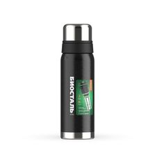 Термос Biostal Охота 2 чашки, с ситечком, черный, NBR-750Z-C 0,75 л