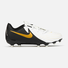 Бутсы детские Nike JR Phantom GX II ACA FD6722-100 бело-черные 4,5Y