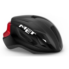 Велошлем Met Strale, Black/Metallic Red, L, 2023 (3HM107CE00LNR4)