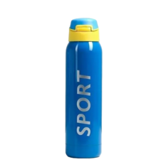 Термос с трубочкой No brand ТДС-С Sport 0.4л, синий
