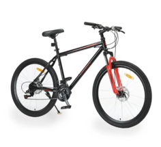 Велосипед горный Exegol MTB 26S 26" черный