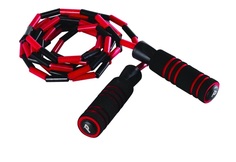 Скакалка скоростная в оплетке PRCTZ BEADED PLASTIC JUMP ROPE