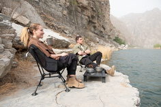 2406 ULTRALIGHT SQUARE TALL CHAIR кресло скл. (черный) Atepa