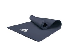 Коврик (мат) для йоги Adidas, цвет голубой