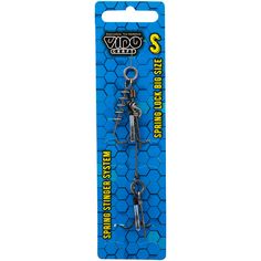 Поводок со спиралью Vido Craft Spring Lock Big Size 7 см, крючок 2