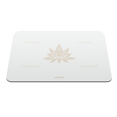 Мини коврик для йоги Art Yogamatic Yoga Pad Max White 68х45х0.4 см защита коленей белый