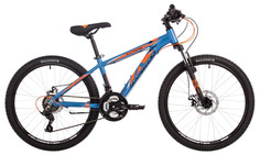Подростковый велосипед Extreme Disc 21 sp. 24" (2024) 13" синий Novatrack