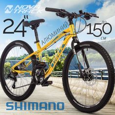 Велосипед NOVATRACK 24" PRIME, алюм.рама 13", золотой металлик, 18-скор, TY21/TS38/SG-6SI