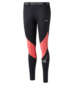 Virtual Body G2 Long Tight (W), термотайтсы (96) чер/корал, M Mizuno