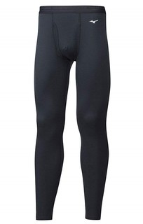 Mid Weight-Light Long Tight, термотайтсы (09) чер, XXL Mizuno