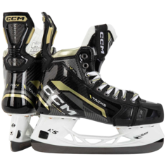 Коньки CCM Tacks AS-V PRO INT (Лезвия STEP V-STEEL XS) р.6 regular, черный