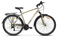 Велосипед Stels Navigator 800 Gent 28 V010, 2023, рама 19", золотой
