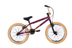 Велосипед BMX Tech Team GOOF 20" 2024 18,7" тёмно-красный