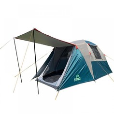 4-местная палатка, JWS 1860, с тамбуром и навесом MirCamping